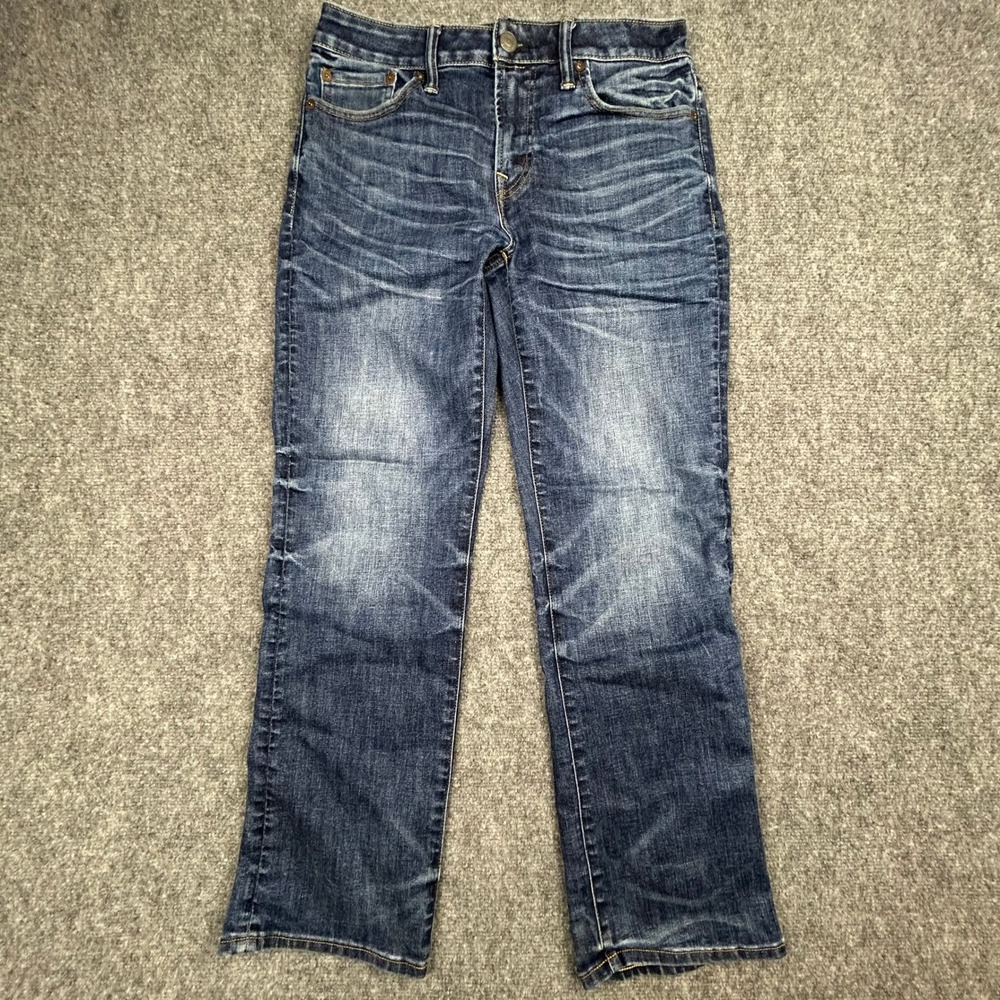 American Eagle Original Bootcut Jeans Mens 30x30 Dark Wash Airflex Stretch Denim